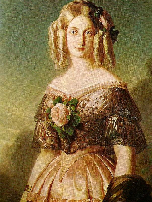 Franz Xaver Winterhalter the duchesse d' aumale Spain oil painting art